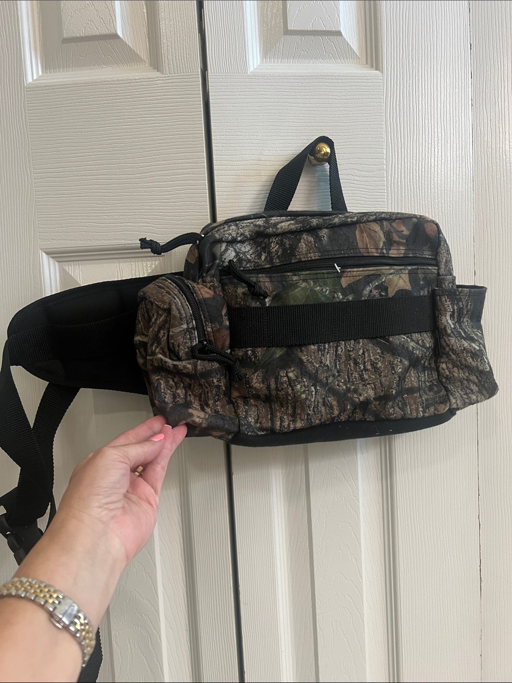Mossy Oak Realtree Camouflage Waist Bag in Brown and Green